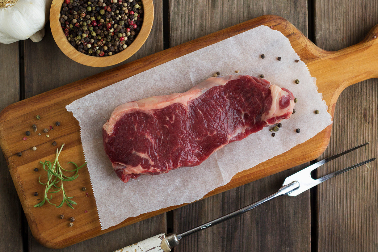 Make quick meals with strip steak from an Old Time Farm monthly beef share subscription delivered in Pittsburgh